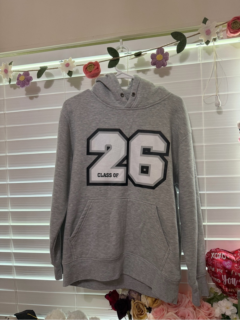 Grey Class of 26 Hoodie